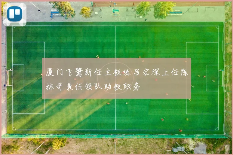 厦门飞鹭新任主教练吕宏琛上任陈林奇兼任领队助教职务